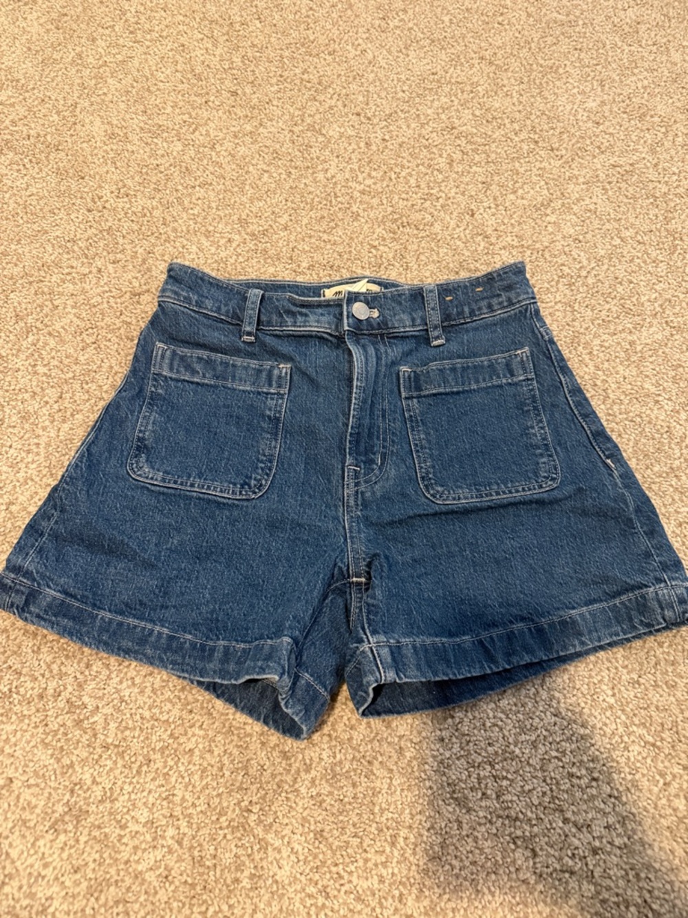 Madewell Denim High-Rise Sailor shorts 25